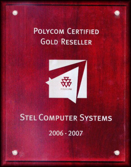 Сертификат Золотого реселлера от Polycom 2006–2007